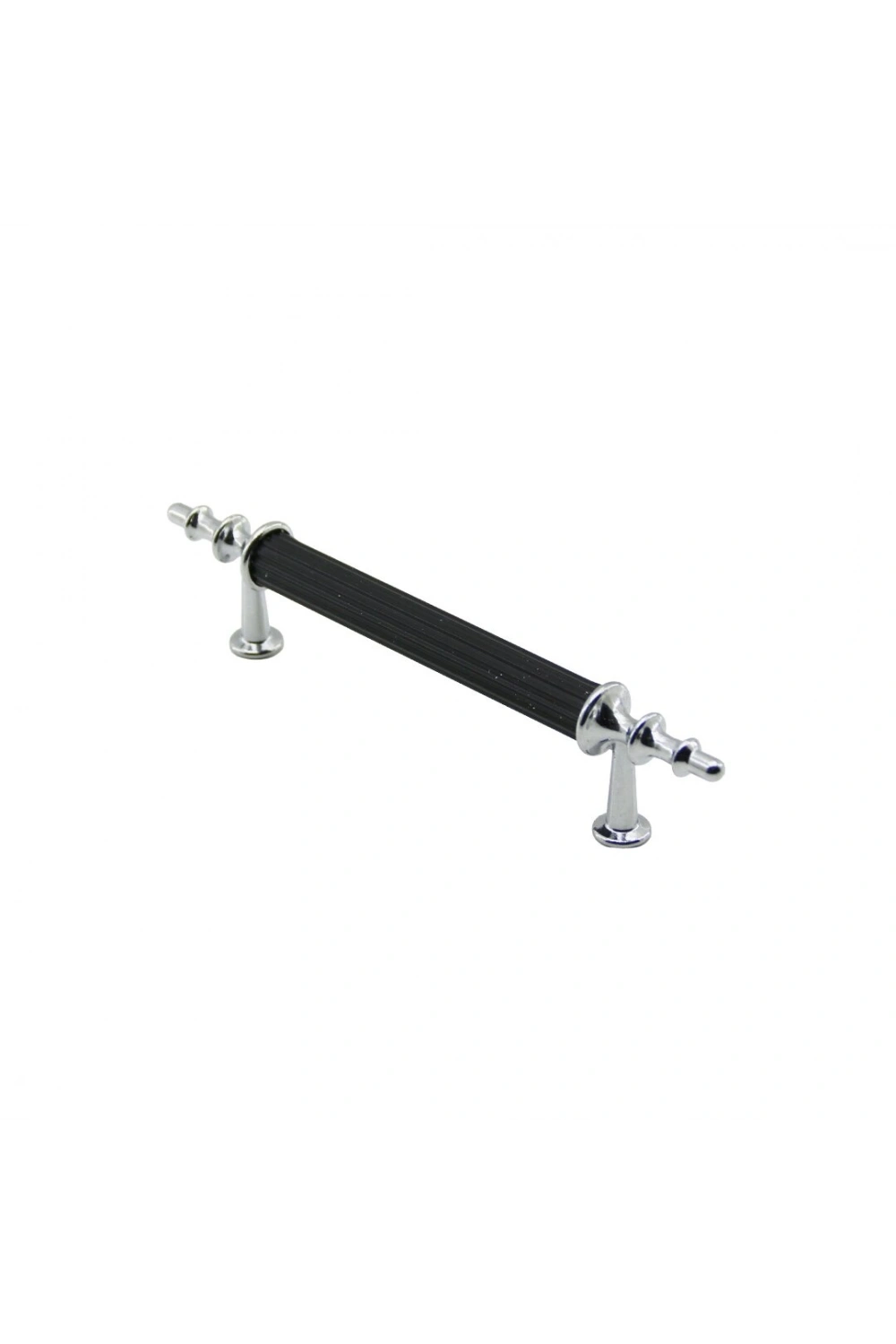 Egonex İbico-974 ( 9.6cm ) ( Krom & Siyah ) Boru Kulp*10x5