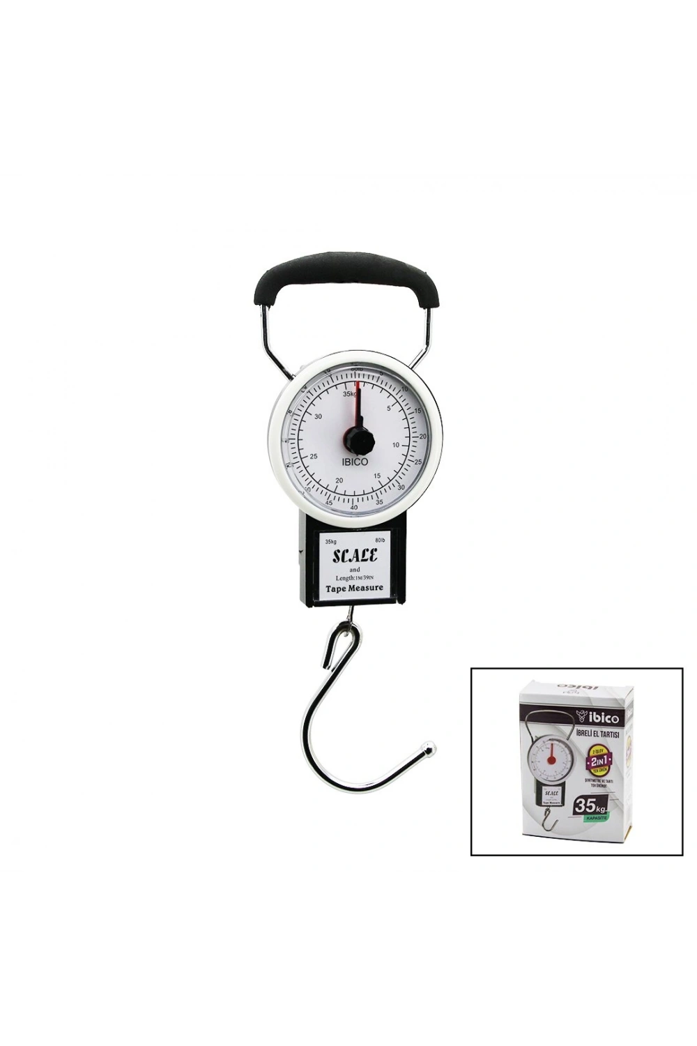 Egonex İbico İ11-001 Scale 2in1 İbreli Kantar & Metre*100