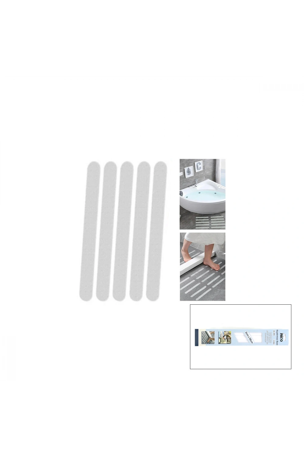 Egonex İBİCO İ13-092 ( 6PCS ) ( 2CMX38CM ) KAYDIRMAZ BANT ( NEMLİ ALANLARDA )*12X20