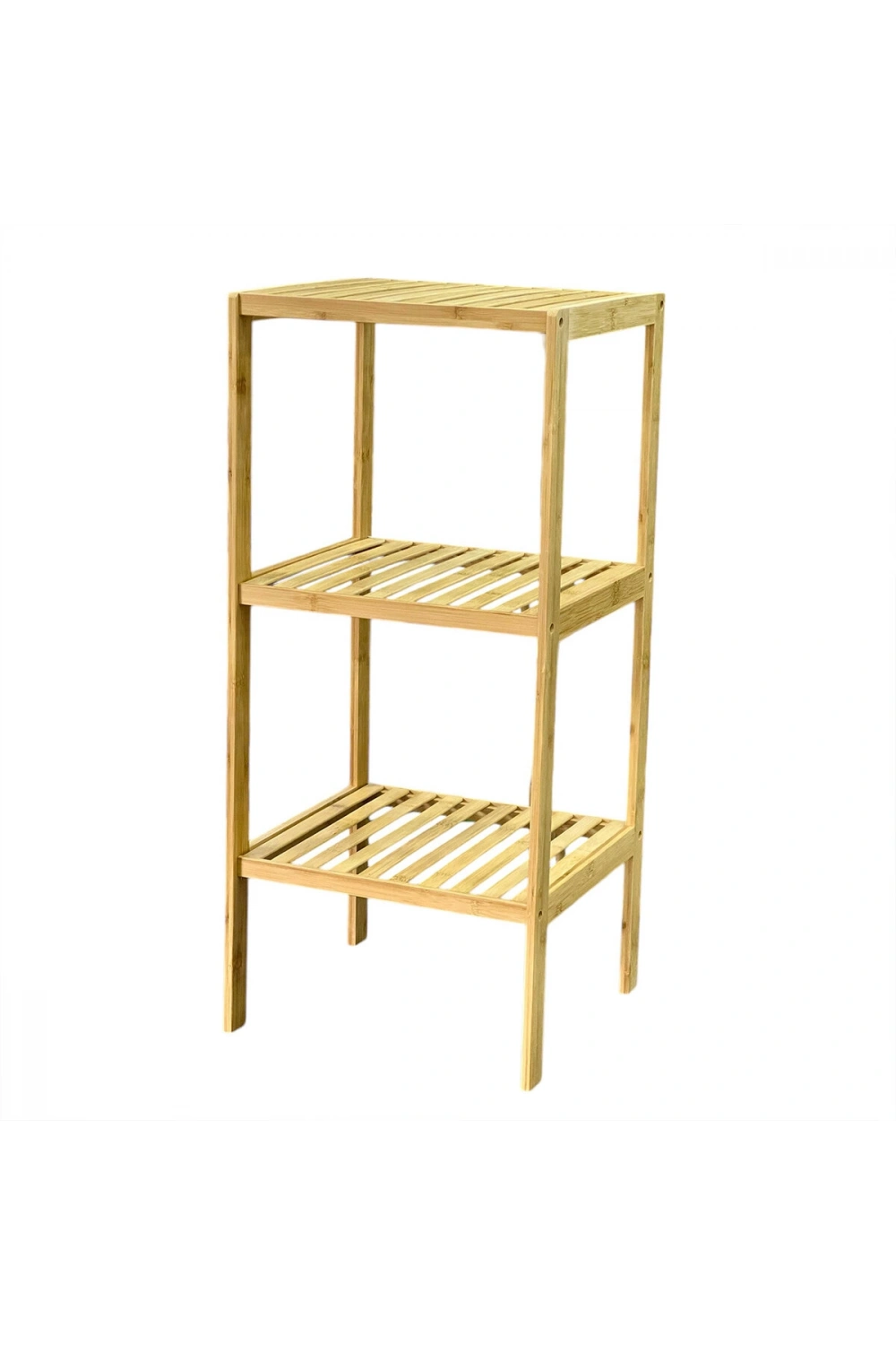 Egonex İbico İ21-148 Çok Amaçlı Raf & Organizer ( 3 Katlı ) ( Ahşap & Bambu ) ( 36x32x80cm )*6