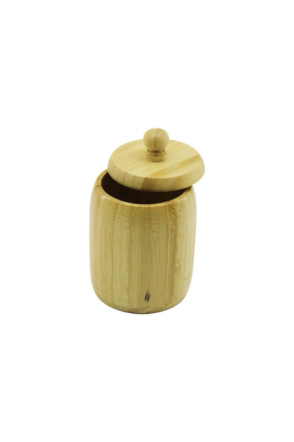 Egonex İbico İ22-230 ( No-8 ) ( Ahşap & Bambu ) ( Şekerlik Kapaklı ) ( Çap: 7.5cm ) ( Derinlik: 8.5cm )*48