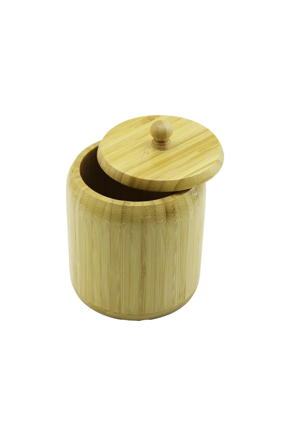 Egonex İbico İ22-232 ( No-12 ) ( Ahşap & Bambu ) ( Şekerlik Kapaklı ) ( Çap: 11.3cm ) ( Derinlik: 11cm )*48