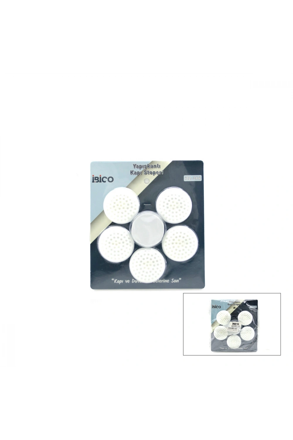 Egonex İBİCO İ22-364 ( 5PCS ) SİLİKON KAPI PENCERE STOPERİ ( YAPIŞKANLI )*10X20