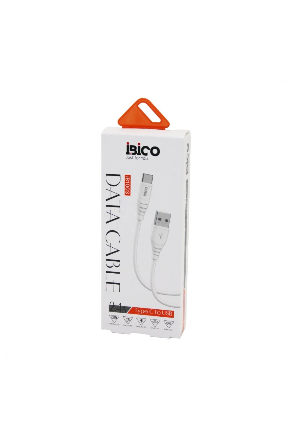 Egonex İbico İb-1003 ( Usb To=( Type-c ) ( Kablo ) ( Hızlı ) Telefon Şarj & Data Kablosu=1mt ( 2.4a )*10x1