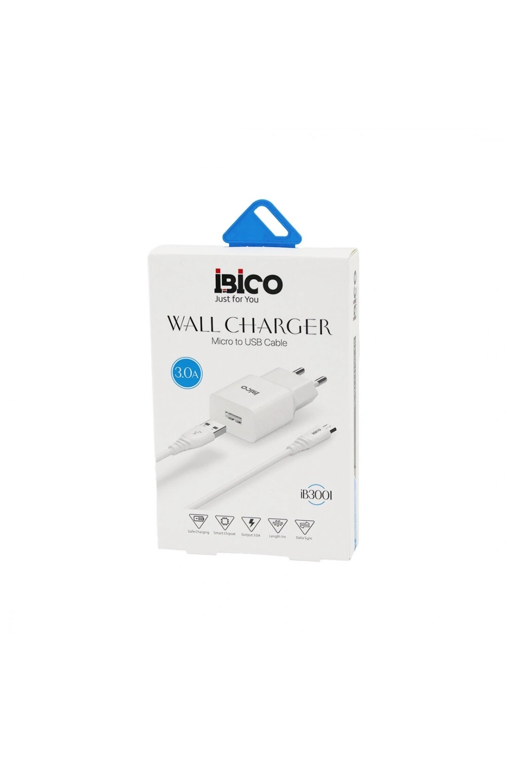 Egonex İbico İb-3001 ( Usb To=( Micro ) (set) (ev Başlık+ Kablo=1mt) Telefon Şarj ( Hızlı ) ( 3.0a ) ( 9v-12v )*5x20