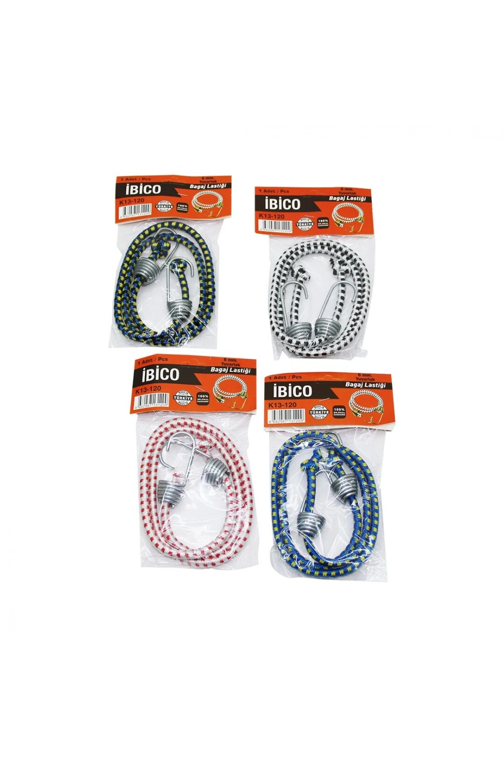 Egonex İbico K13-120 ( 6mm & Yuvarlak ) Bagaj Lastik*12x50