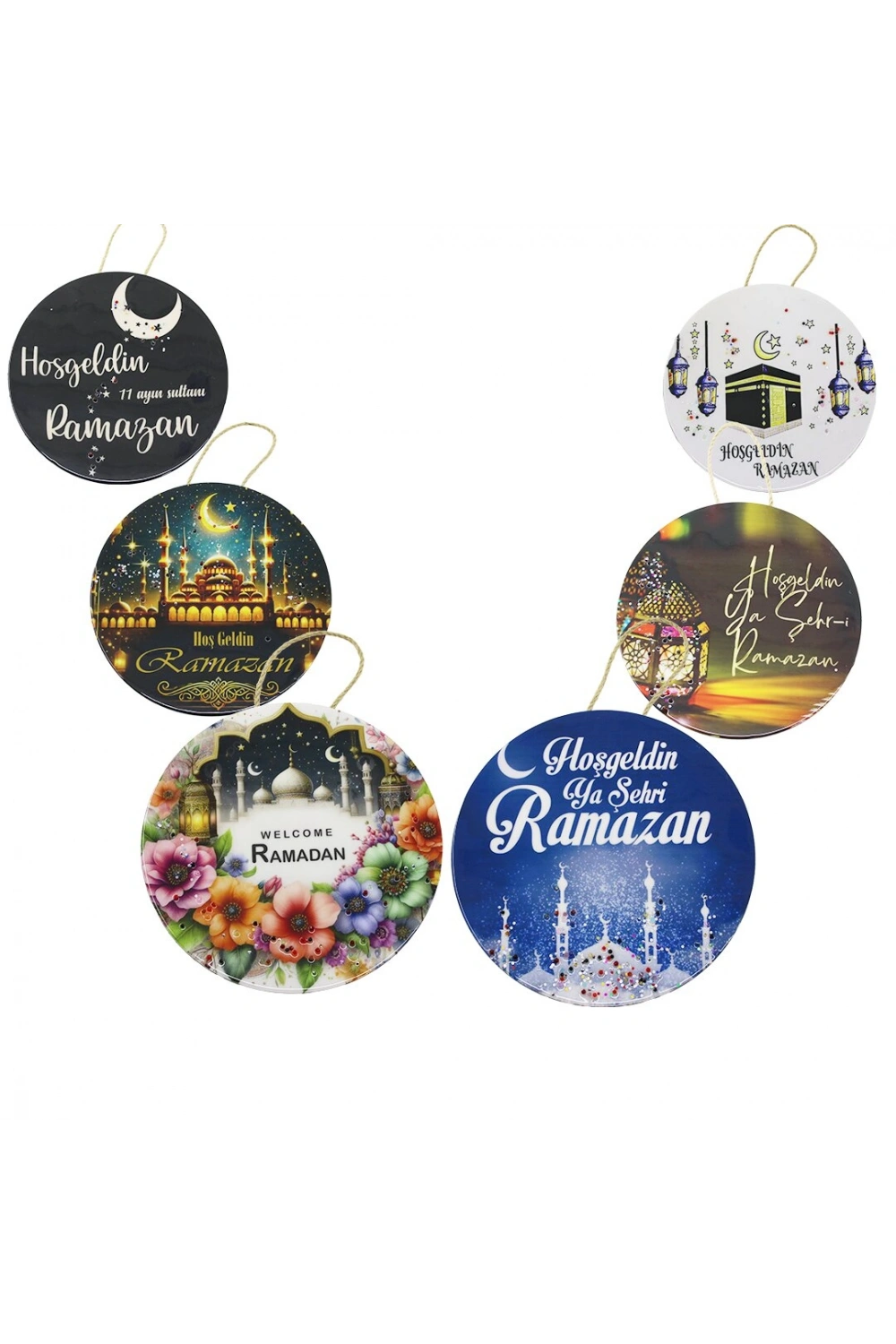 Egonex İBİCO ( YUVARLAK & EPOKSİ ) BÜYÜK KAPI SÜSÜ ( HOŞGELDİN RAMAZAN )*100