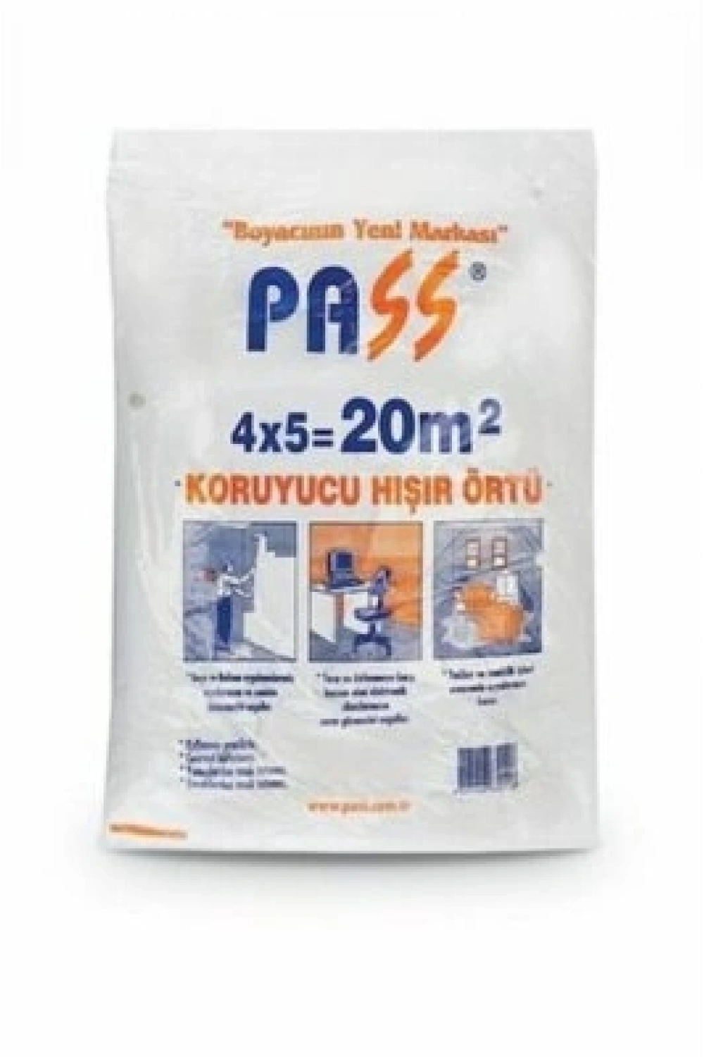 Egonex İpsan 20-m2 ( Hışır ) Şeffaf Koruyucu Örtü*30