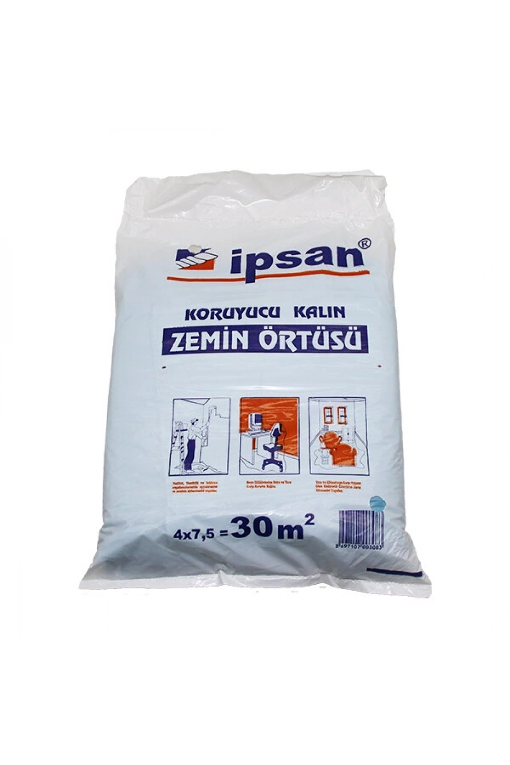 Egonex İpsan 30-m2 ( 4x7.5mt ) ( Kalın ) Zemin Örtüsü*20