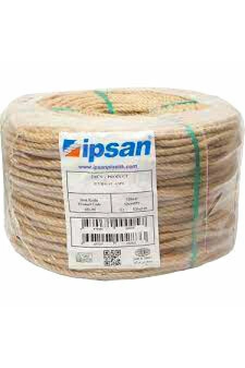 Egonex İpsan Halat 6mm Natural Jüt Kırnap İpi Top 200mt*1