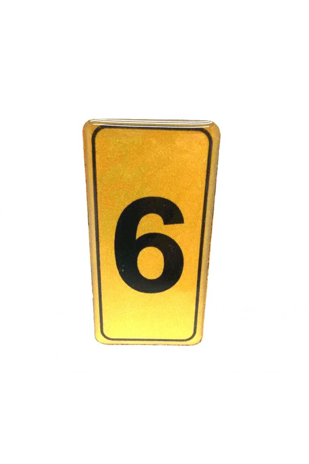 Egonex Kapı Numarası No-6 Silikonlu Yapışkanlı*10x20