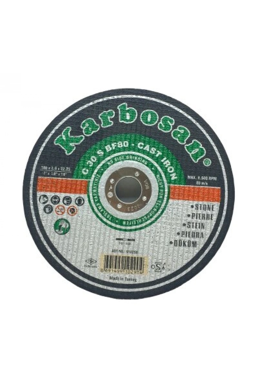 Egonex Karbosan 910290 Sc Mermer Kesci Disk 180mmx3.0x22*150