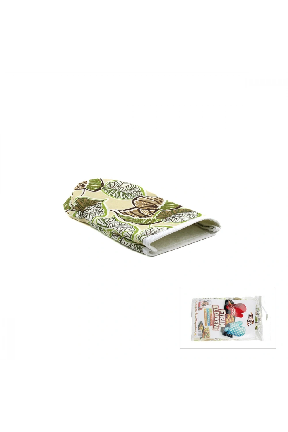 Egonex Karya Gülev Duck-69983 ( 2pcs Set=eldiven & Tutacak ) ( Elyaf Korumalı ) Fırın Eldiven Seti*100