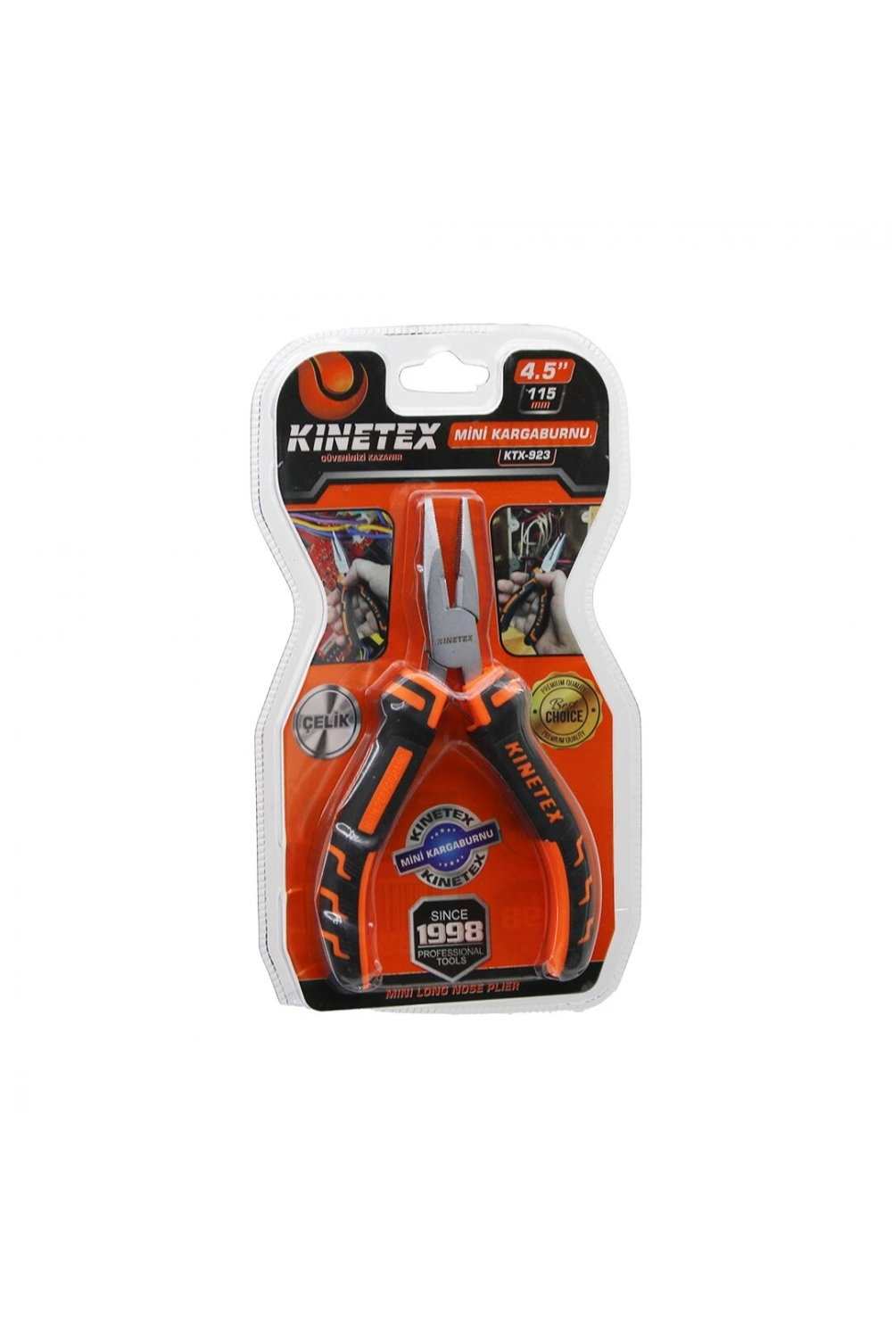 Egonex Kınetex Ktx-923 ( Vakumlu ) ( Mini & 4.5 & 115mm ) ( Çelik ) Kargaburnu ( Yaylı )*192