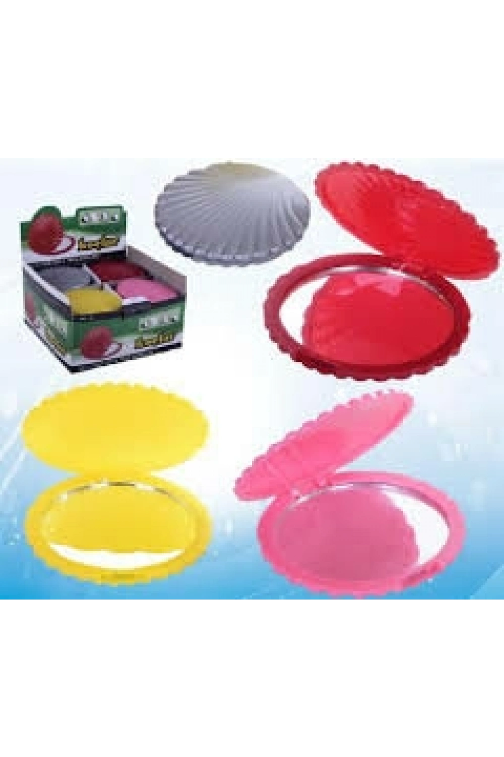 Egonex Koçlar No-03 Cep Ayna Midye Mod.yuvarlak*24x16