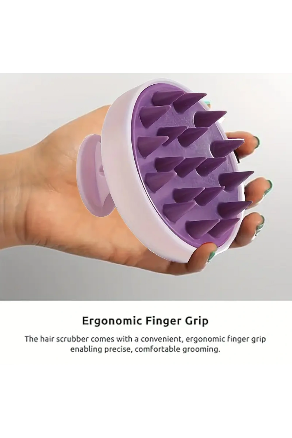 Egonex Konik Uçlu Saç Masaj Fırçası (asortili)