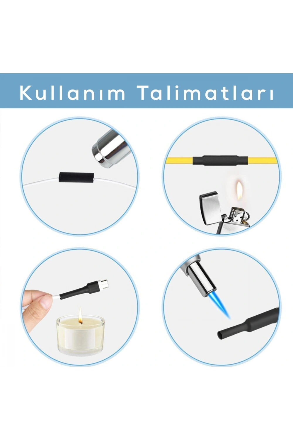 Egonex Krt-1131 Makaron Kablo Tamir Seti ( Isıyla Büzüşmeli Daralan Hortum )*100