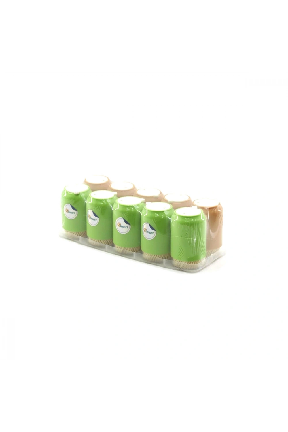 Egonex Ksmart K-1511 ( Tuzluk Model ) Kürdan ( Şeffaf Cam ) ( Renkli Plastik Kaplama )10x36