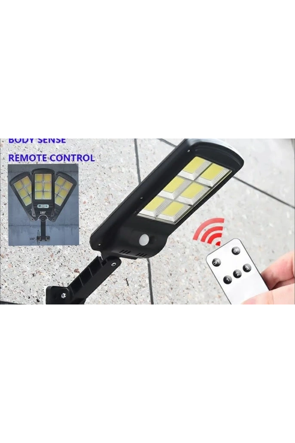 Egonex Led Solar Güneş Enerjili Bahçe Sokak Aydınlatma Işığı
