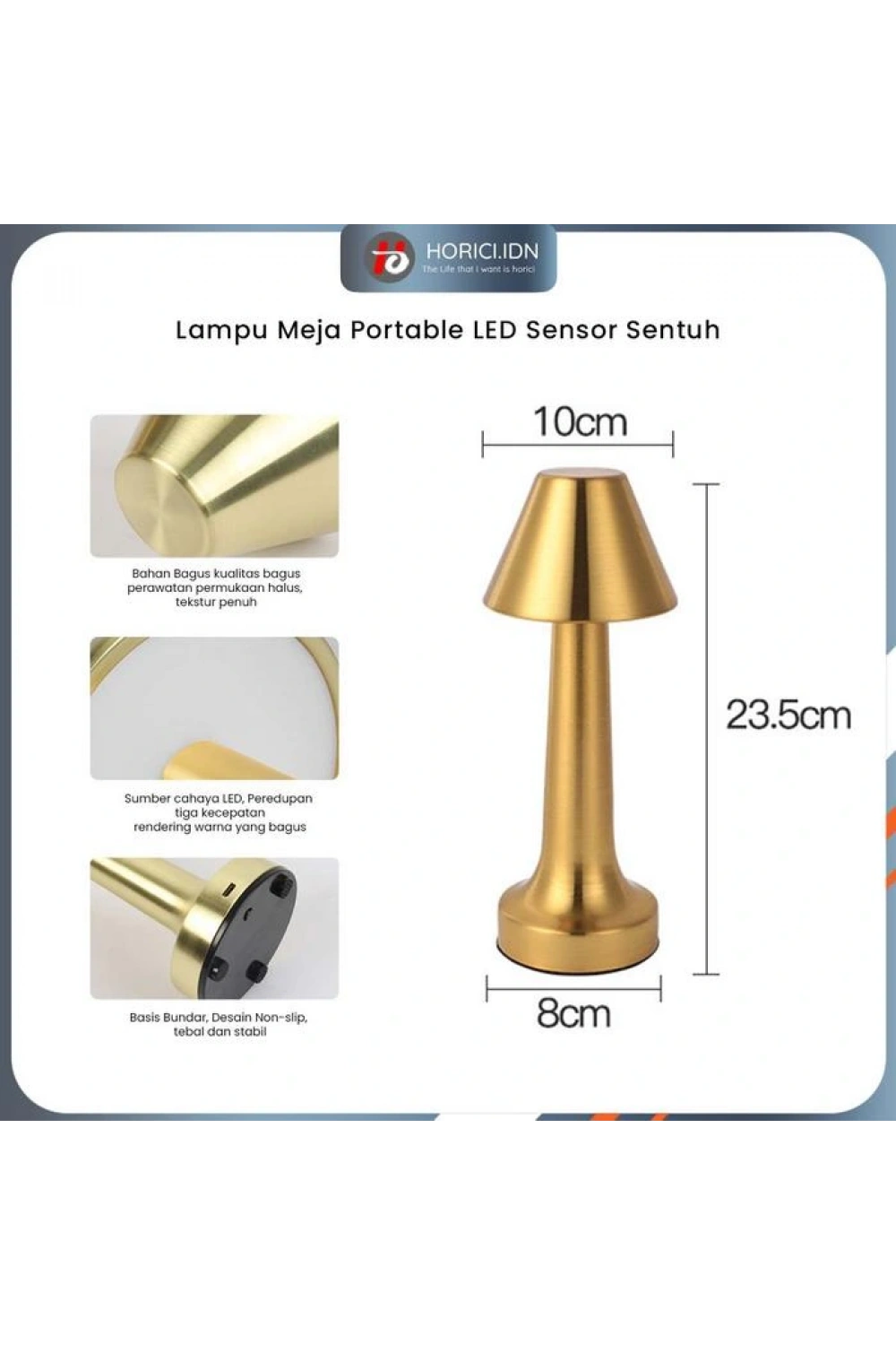 Egonex Ledli Profesyonel Şarjlı Masa Lambası Şarj Edilebilir Masa Lambası