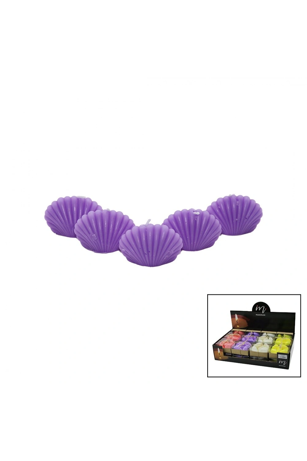 Egonex MAXIMUM MAX-2414 ( 5PCS & İSTİRİDYE ) RENKLİ KOKULU MUM*20X8