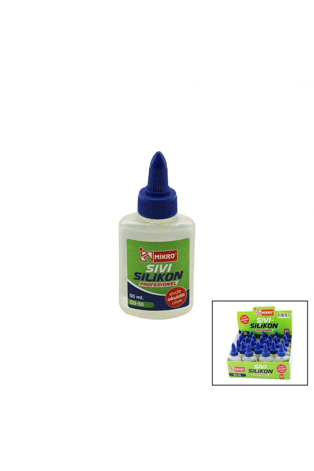 Egonex Mikro Ss-50 ( 60ml ) Sıvı Silikon*24x12