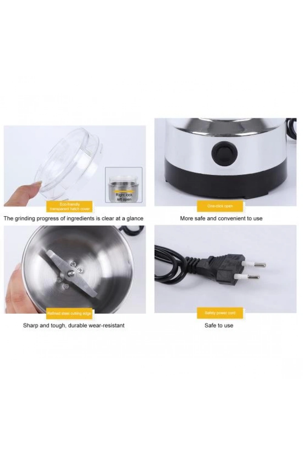 Egonex Mini Elektrikli Kahve Öğütücü