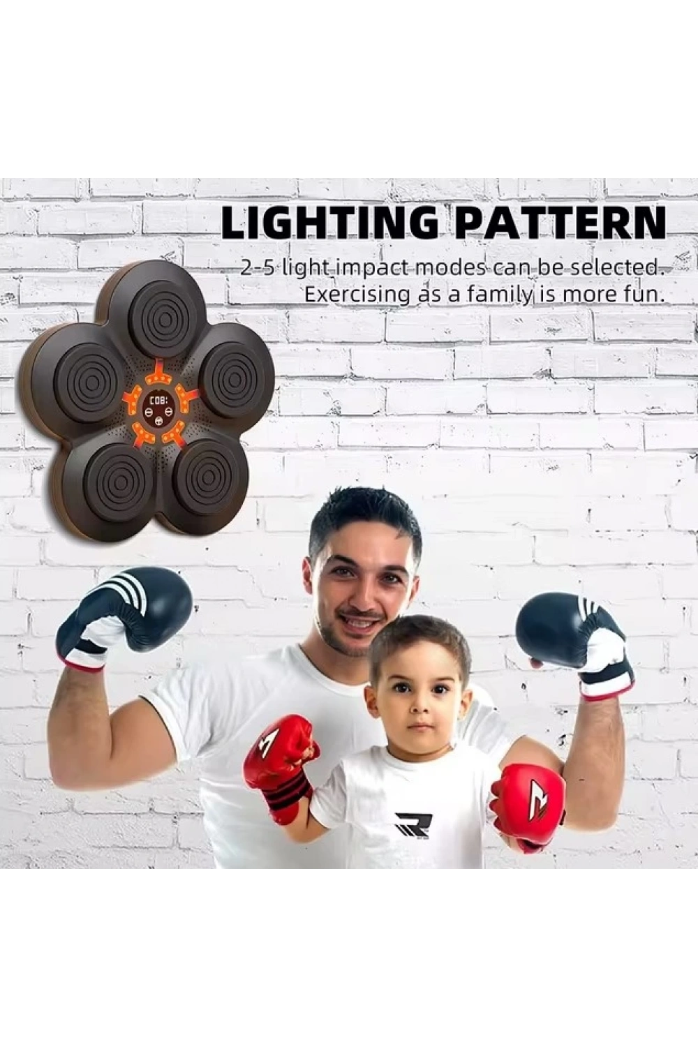 Egonex Müzikli Duvar Boks Padi Müzikli Boks