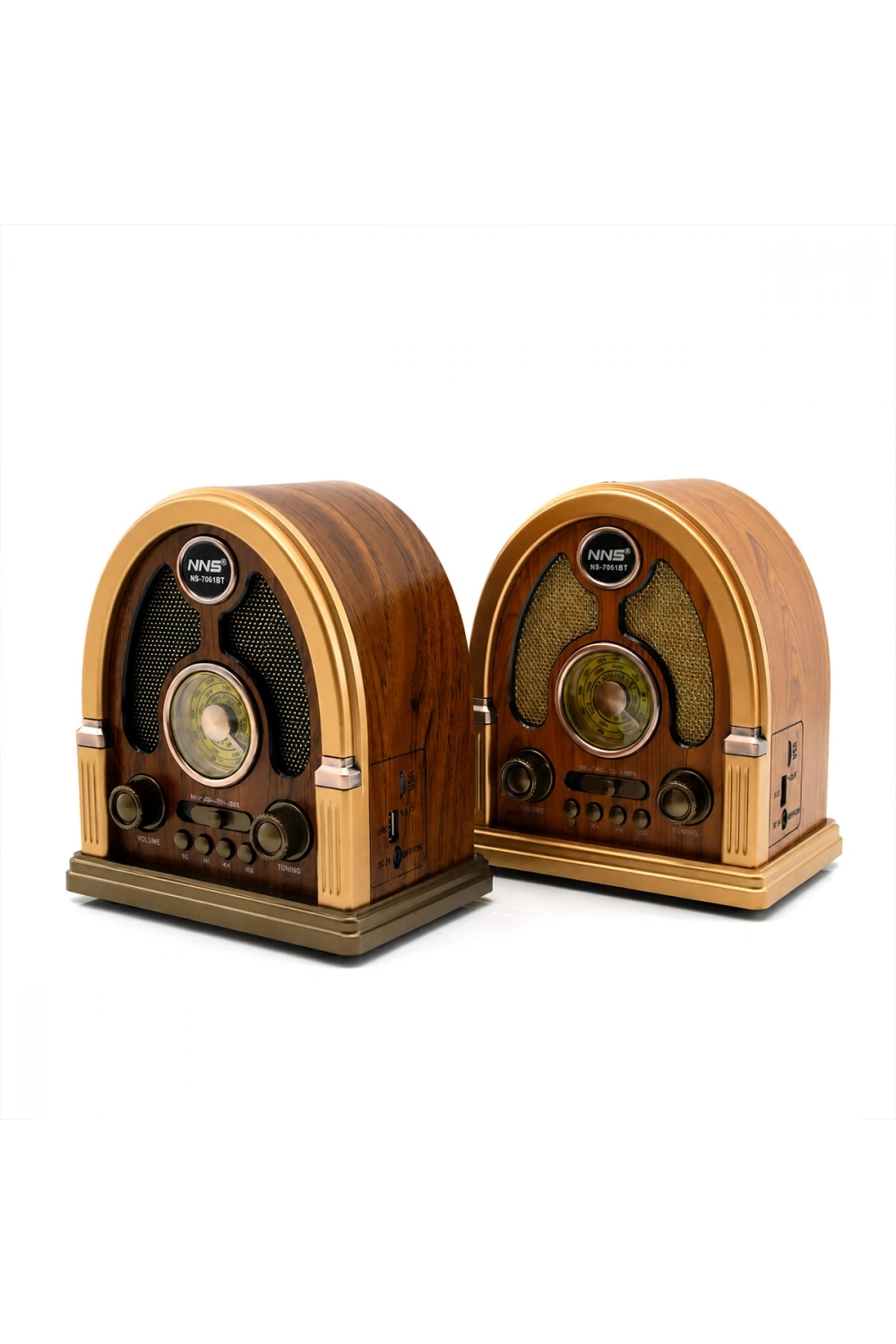 Egonex Nns Ns-7061bt Platoon Pl-4711 ( Usb Şarjlı & Nostalji ) ( Bluetooth ) ( İbreli ) Fm Radyo ( Mp3 Usb & Tf Player ) Speaker*30