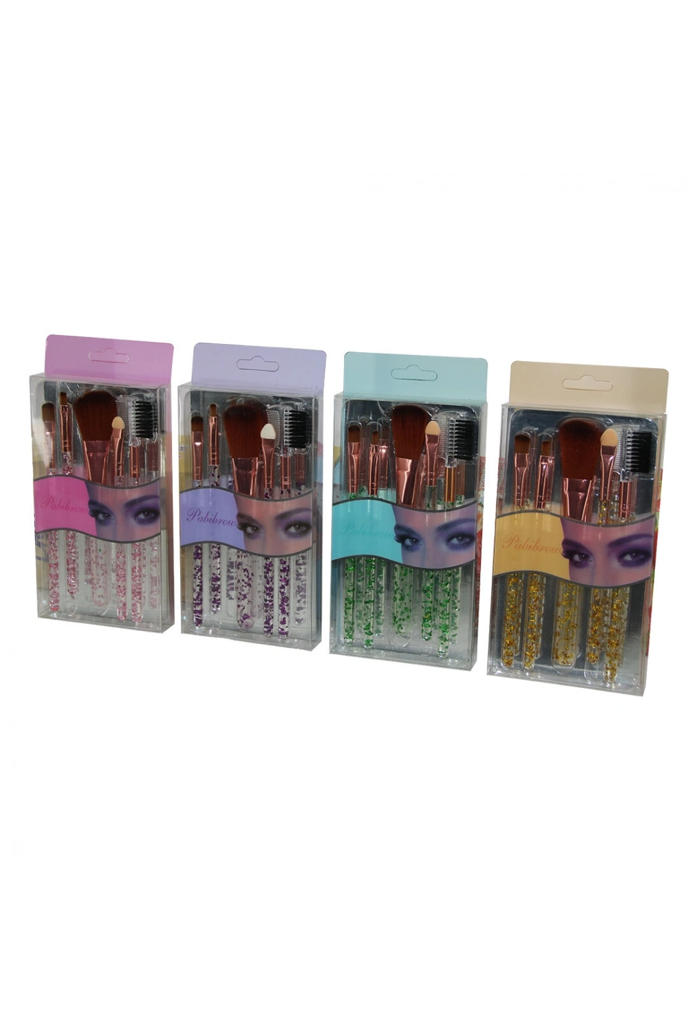 Egonex Orange Pabibrow Makeup Brush Org-039 ( 5pcs ) Makyaj Fırça Seti*12x40