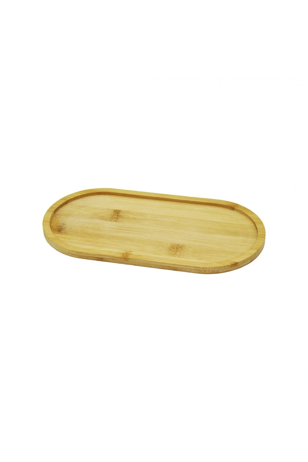 Egonex Pablıto Pbt-278 ( Oval ) Ahşap Bambu Yağdanlık Altlık ( Mini Tepsi ) ( 20x10x0.8cm )*240