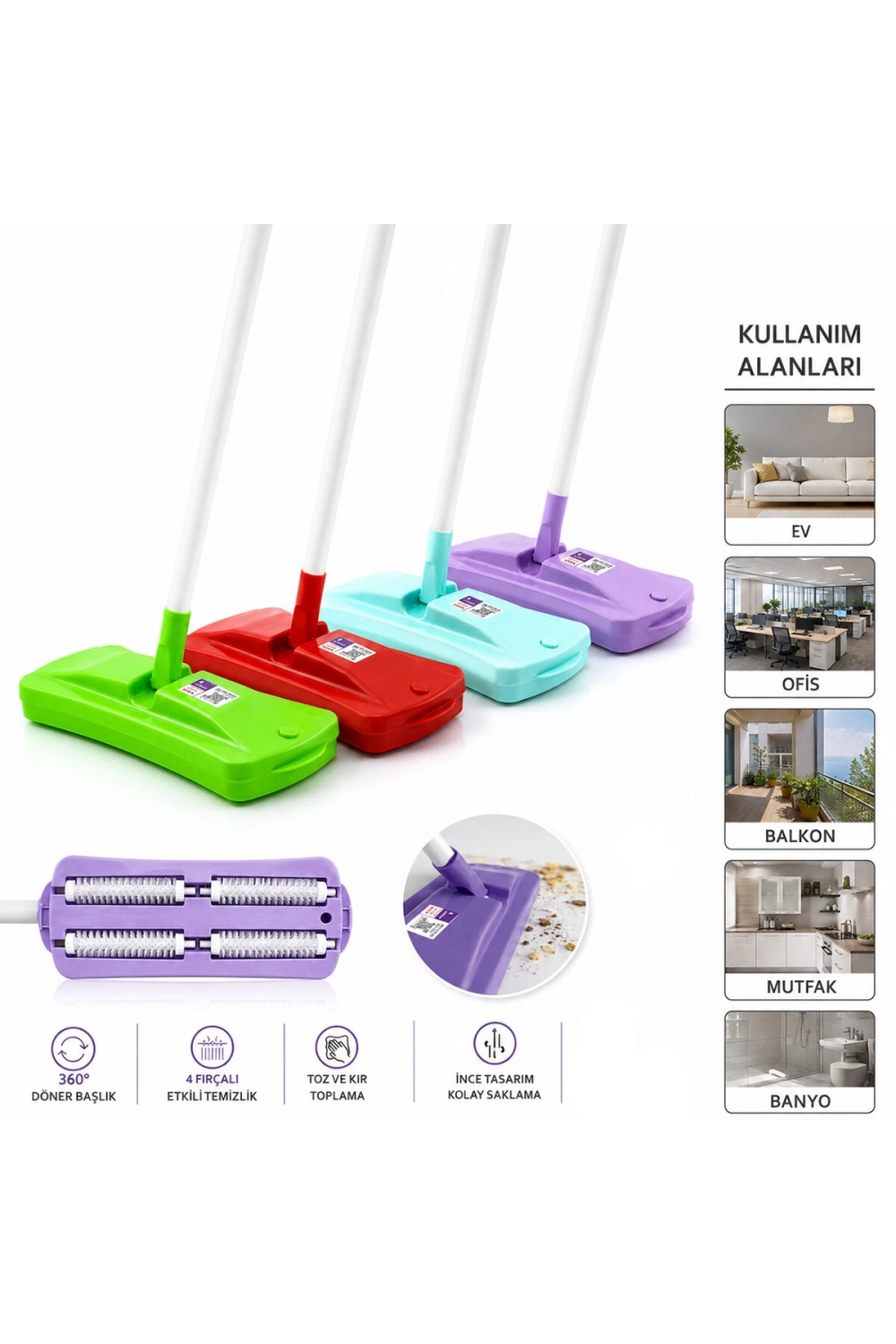 Egonex Pamir Pmr-301 ( 4x4 ) Plastik Saplı & Gırgır Renkli*28=k