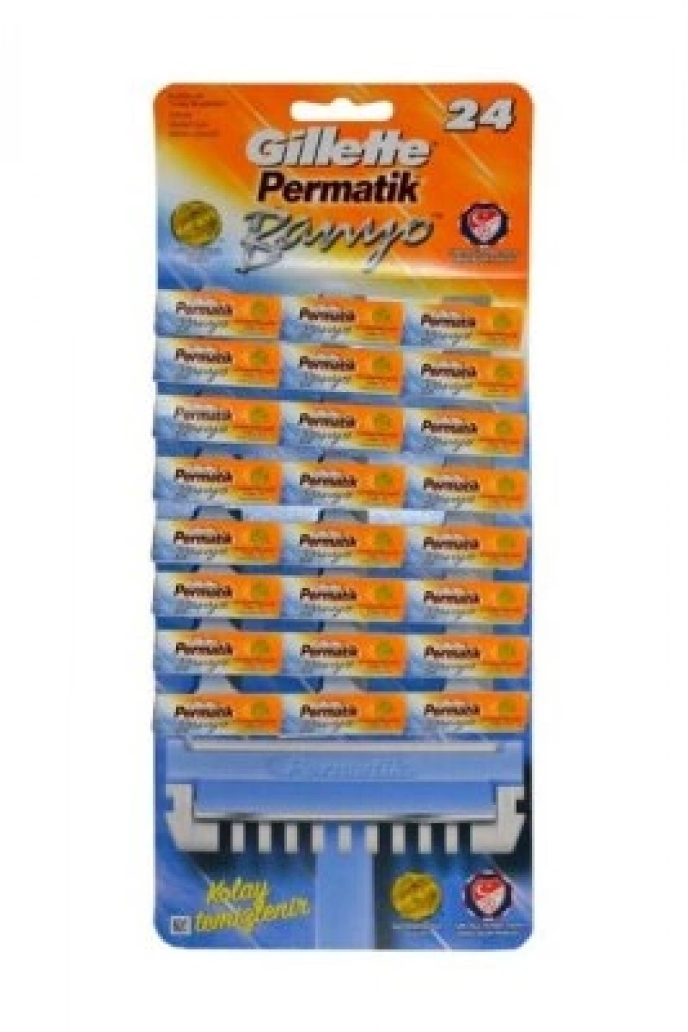 Egonex Permatik ( Banyo ) Saplı Jilet Kartela ( 48pcs )*1x20