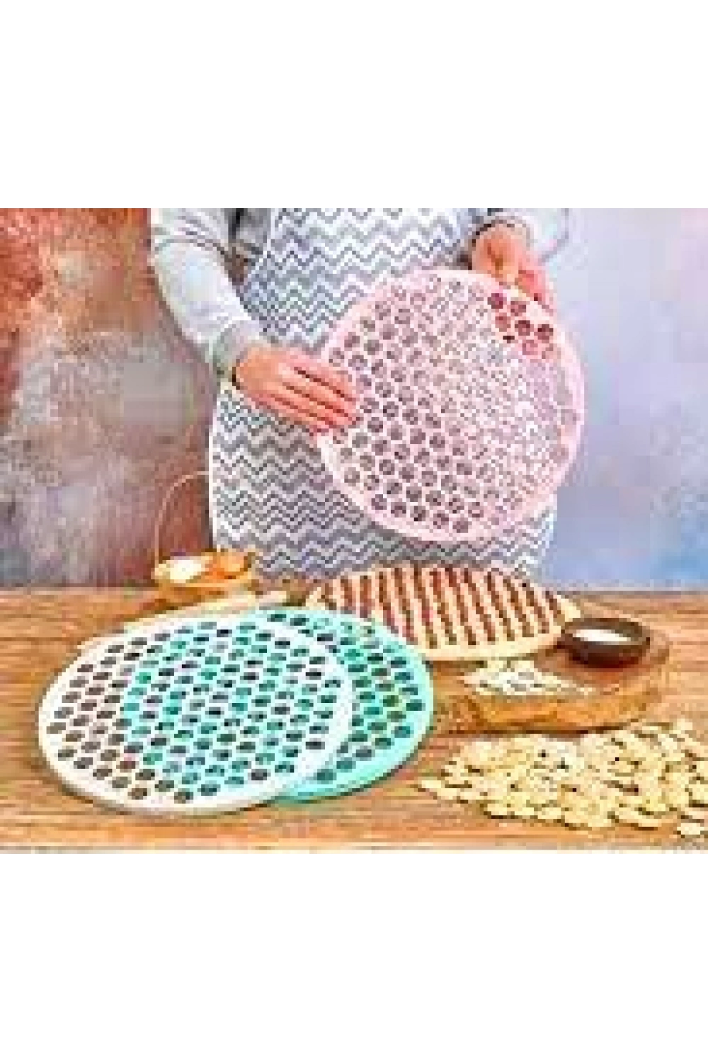 Egonex Plastlife Kp-121 ( Büyük & 32cm ) Mantı Kalıbı Plastik*48=k