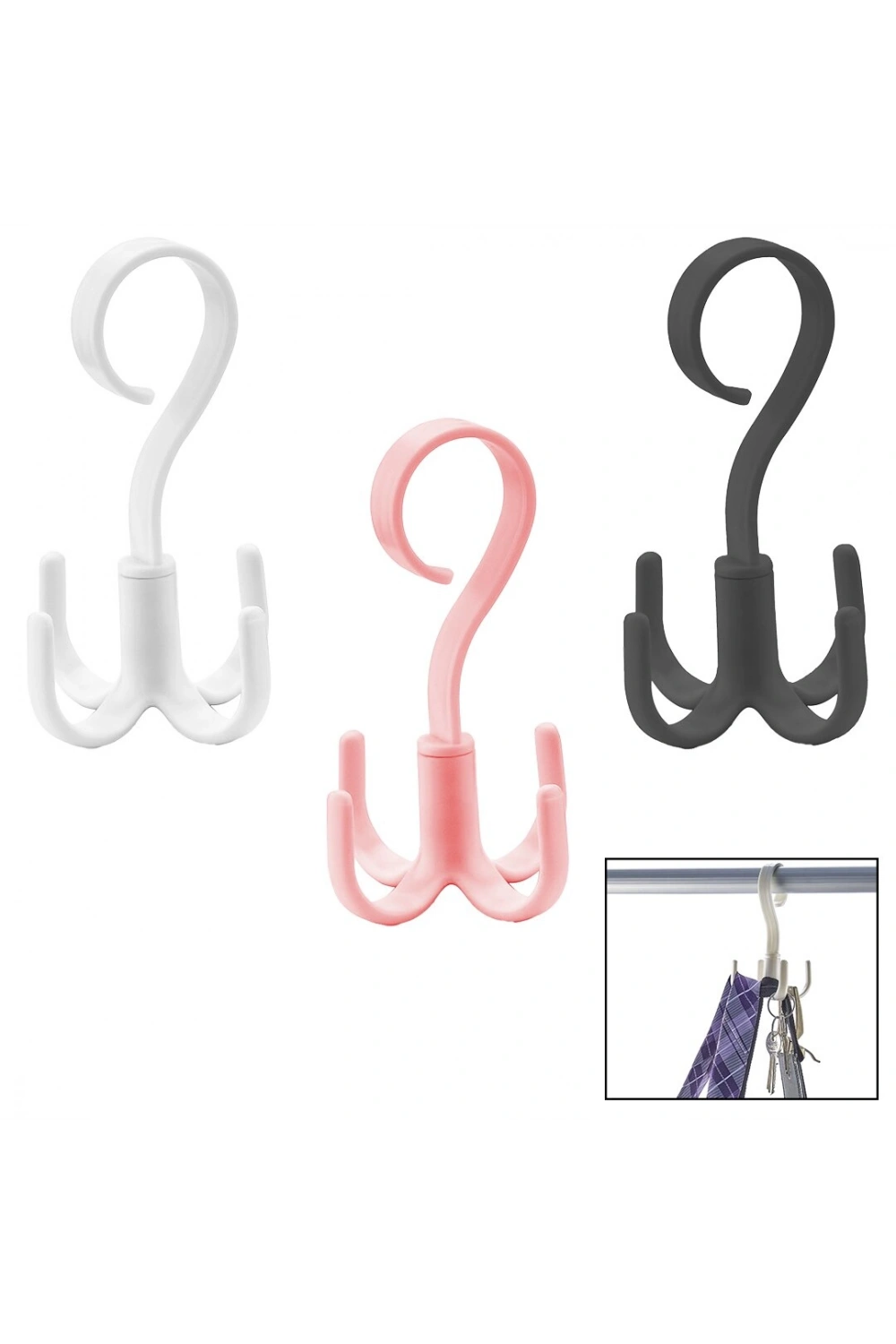 Egonex Plastlife Kp-159 360° Dönerli Aksesuar Askı*60