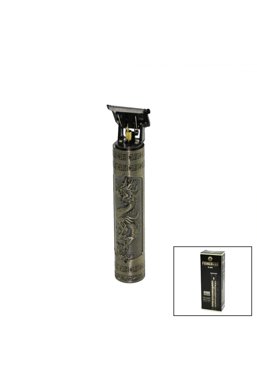 Egonex POWERTEC TR-1005 ( MAT ) ( GÜNLÜK EVDE BAKIM VÜCUT KILI ) ENSE & SAKAL TRAŞ MAKİNESİ ( USB ŞARJLI ) ( BASKILI GÖVDE) ( T BIÇAK ) *100