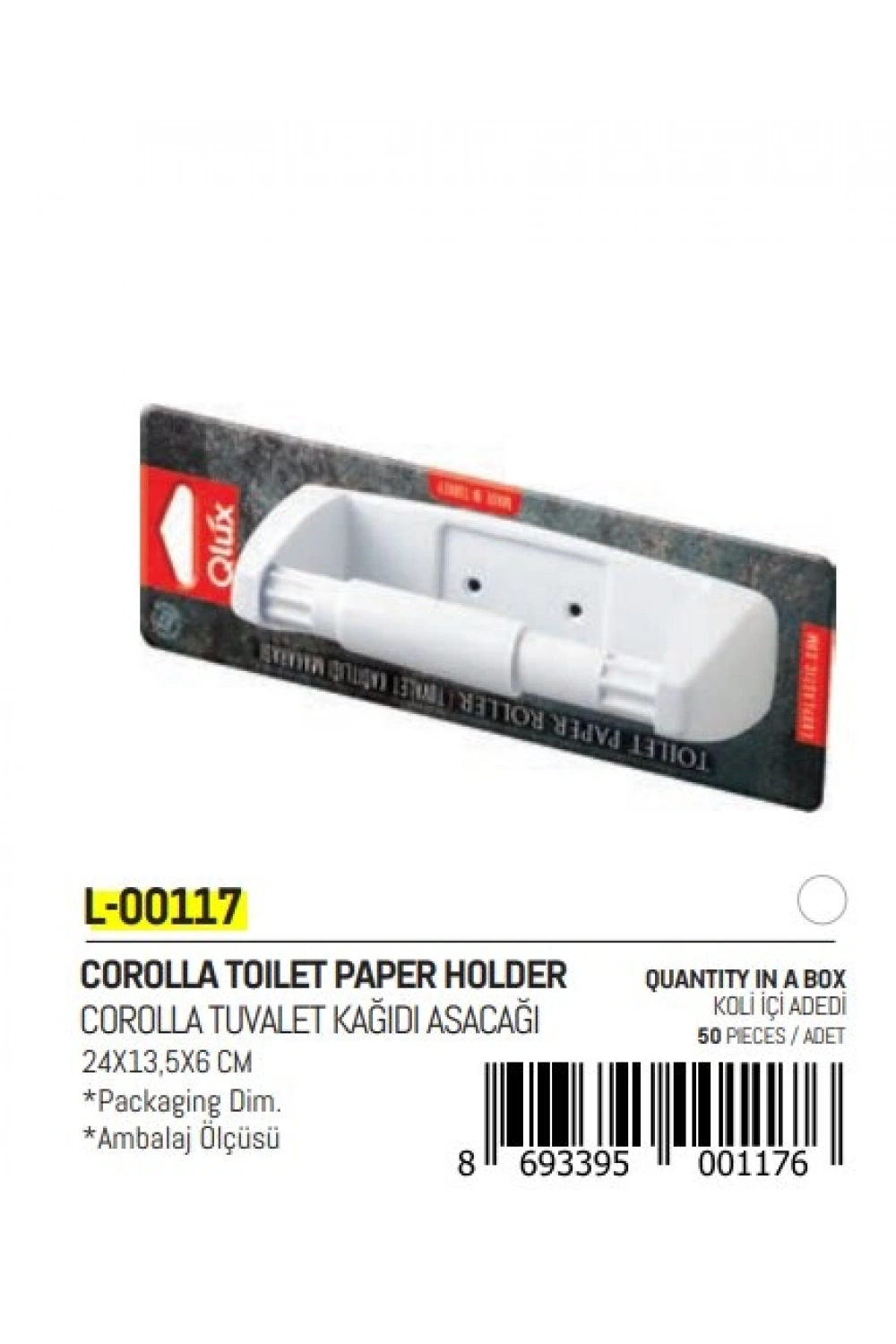 Egonex Qlux L-00117 Corolla Wc Kağıtlık*50
