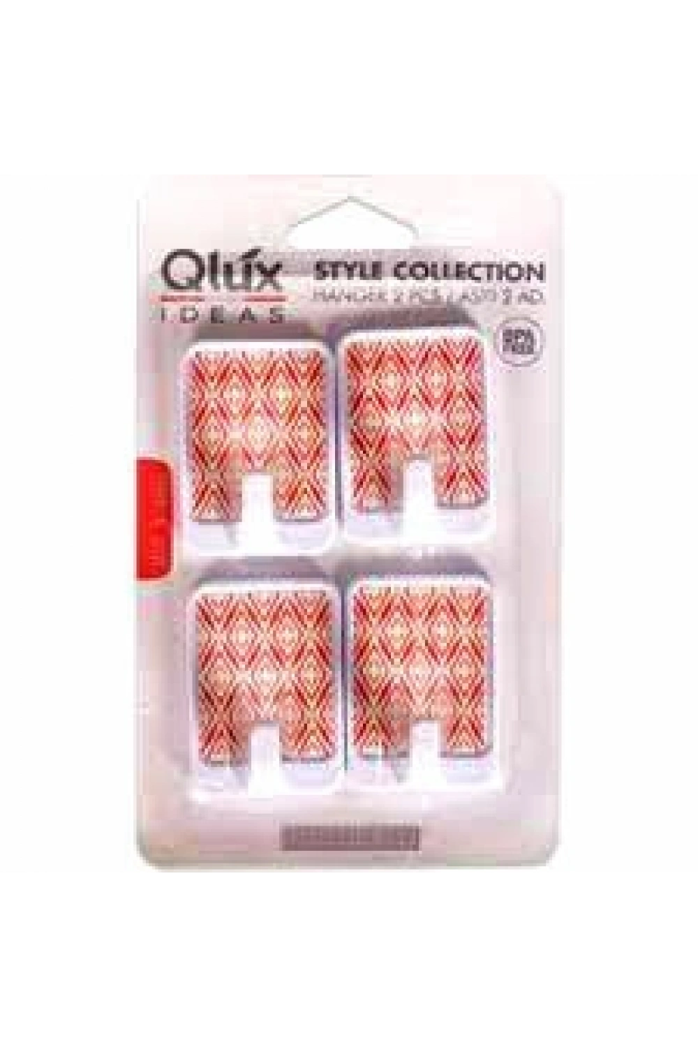 Egonex Qlux L-00610 4pcs Büyük Kare Yapışkan Askı*50