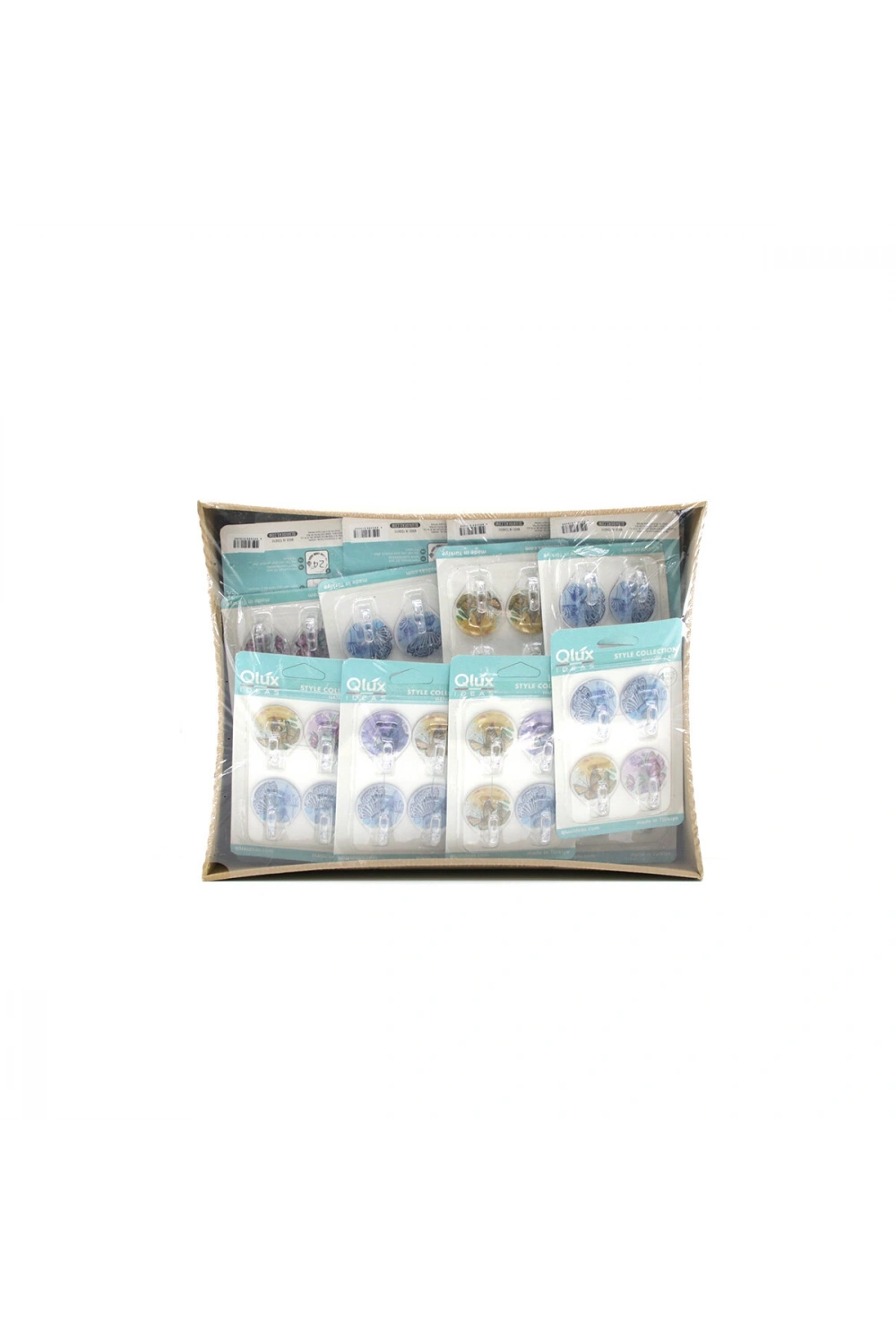 Egonex Qlux L-00638 ( 4pcs ) Damla Küçük Yapışkan Askı*32x2