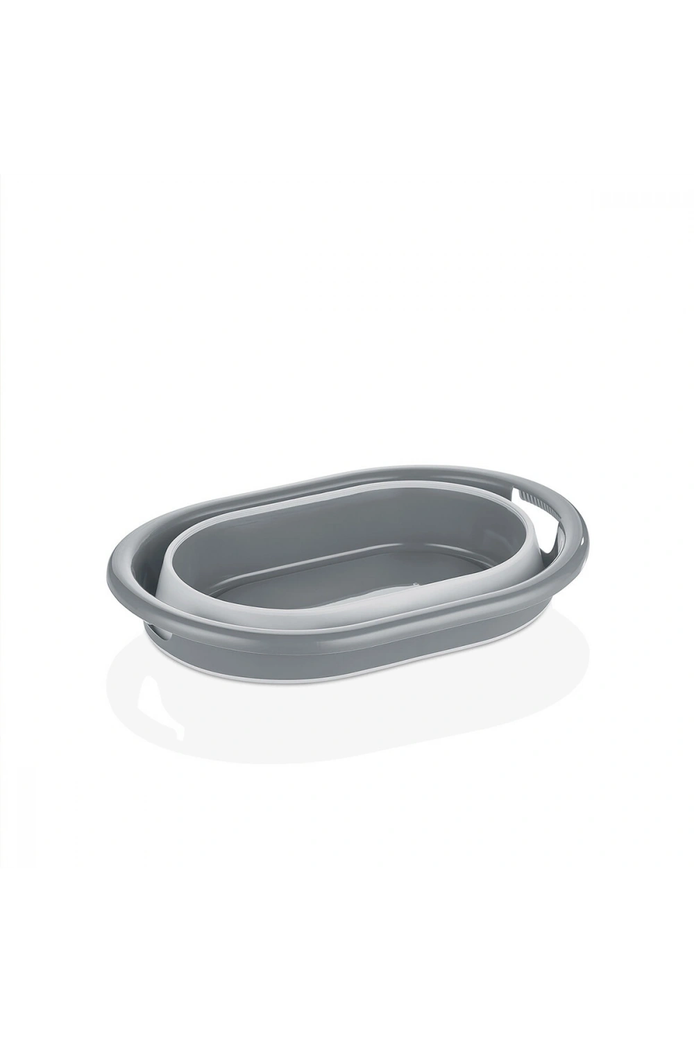 Egonex Qlux L-00959-2 ( No-2 ) ( 18lt ) ( Gri ) Katlanabilir Sepet*8=k