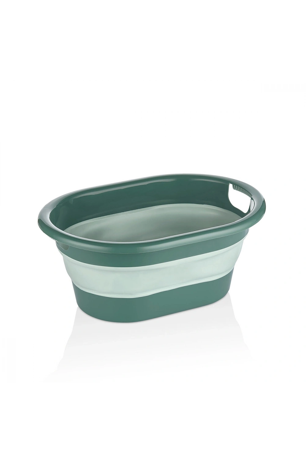Egonex Qlux L-00959-3 ( No-2 ) ( 18lt ) ( Yeşil ) Katlanabilir Sepet*8=k