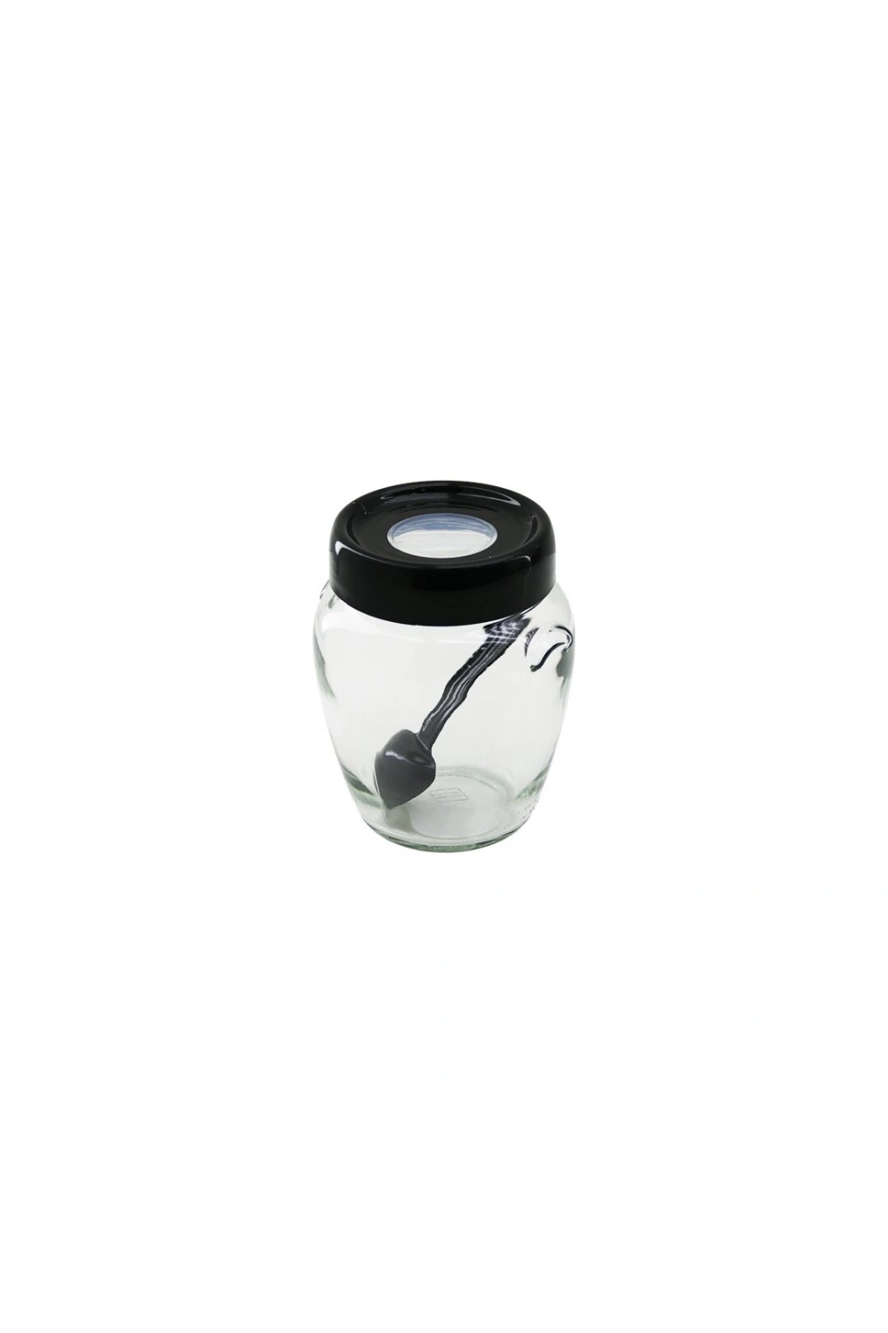 Egonex Qlux S-00156 ( 300cc ) Rıng Kaşıklı Cam Baharatlık*24=k