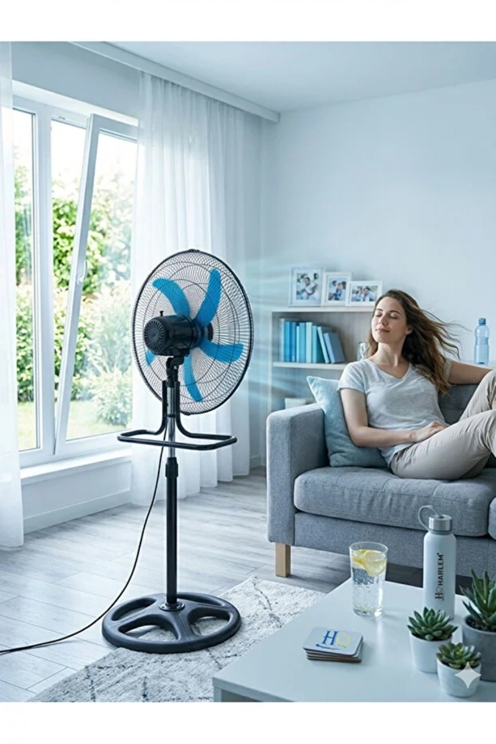 Egonex Sanayi Tipi 18inç Duvar-Masa Ayaklı Vnatilatör 90W