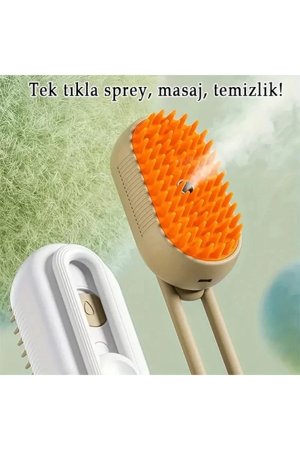 Egonex Saplı Buharlı Kedi Tarağı