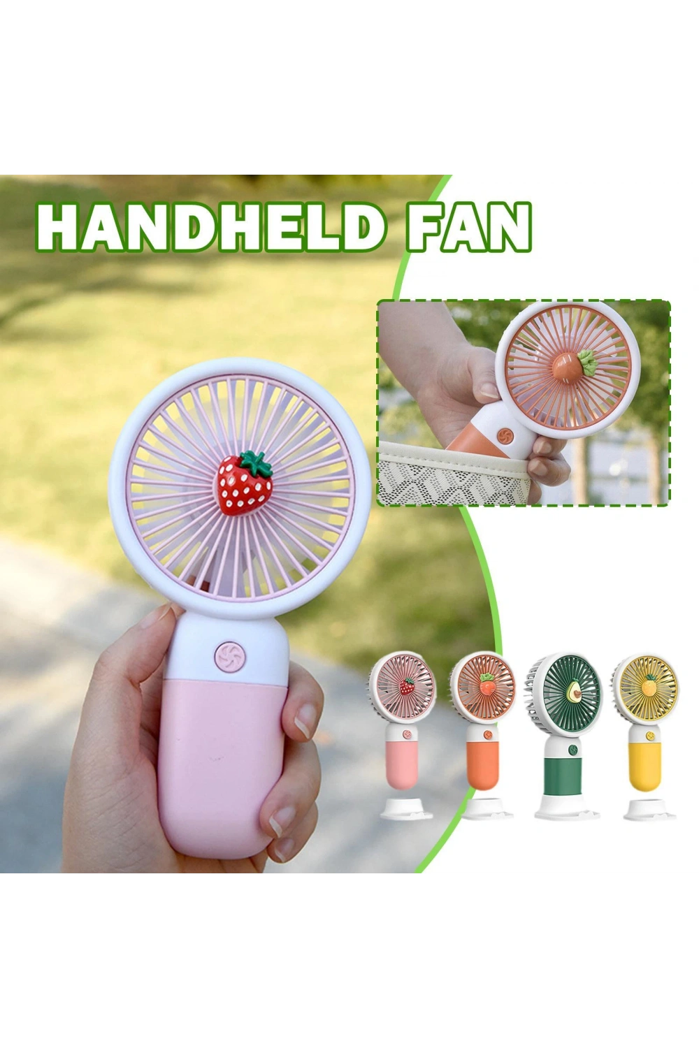 Egonex Şarjlı Taşınabilir El Tipi Mini Fan Dd-5639