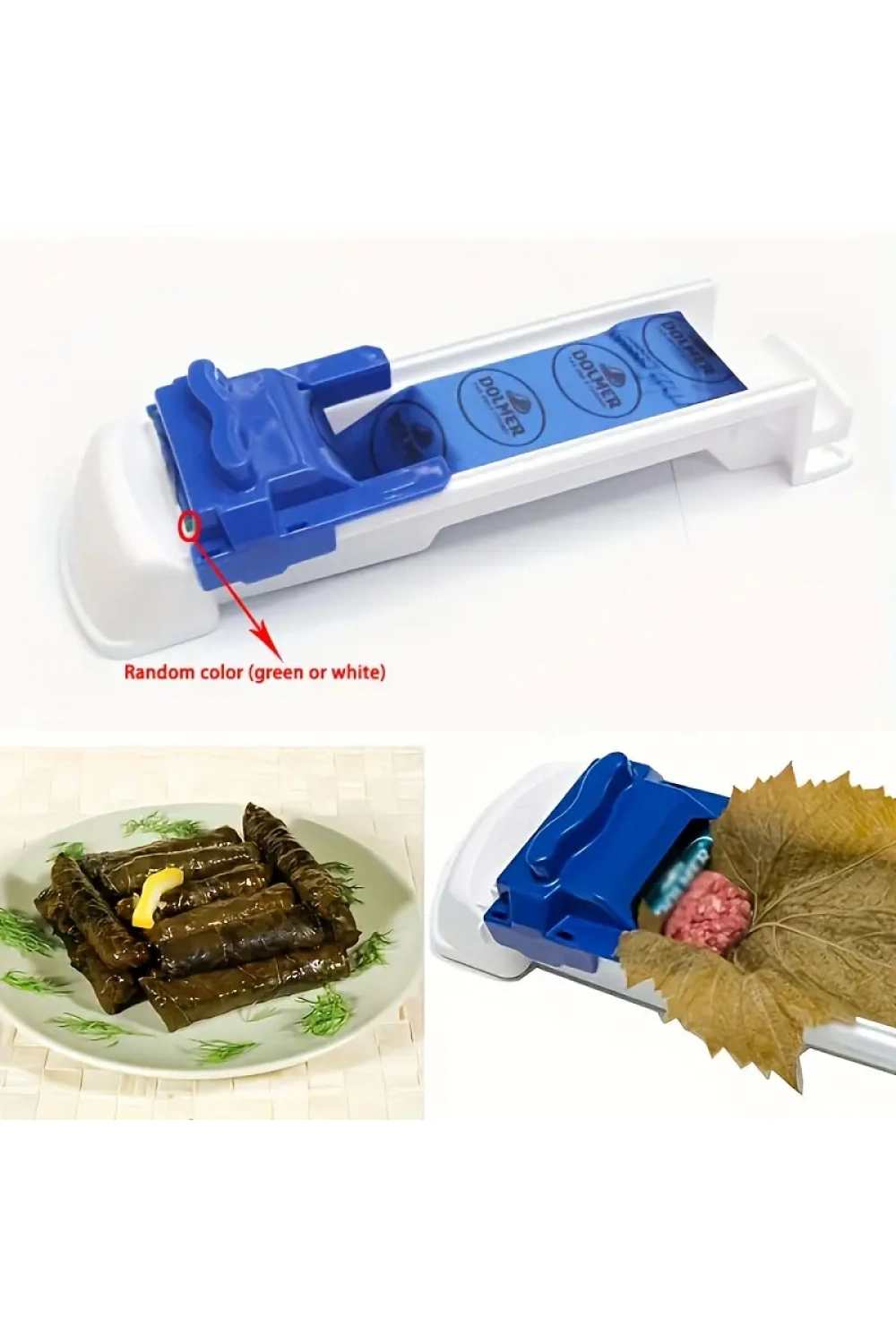 Egonex Sarma Aracı Dolma Sushi Mutfak Barı İçin Türk Dolma Yaprak Sarma Aracı Rulo Makinesi