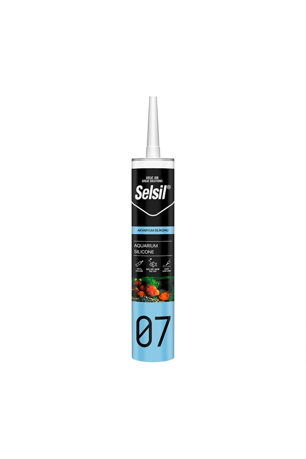 Egonex Selsil-2449 07 ( Şeffaf & Akvaryum ) Silikonu 280ml*25=k