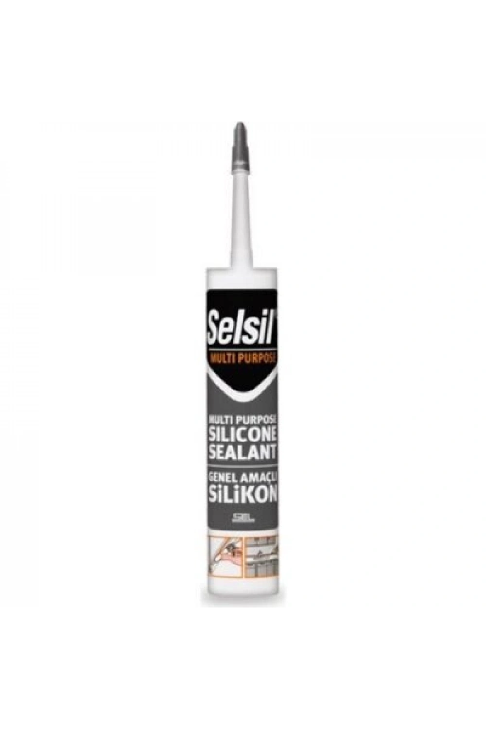 Egonex Selsil-2527 ( Şeffaf ) Üniversal Silikon 280 Gr*25=k