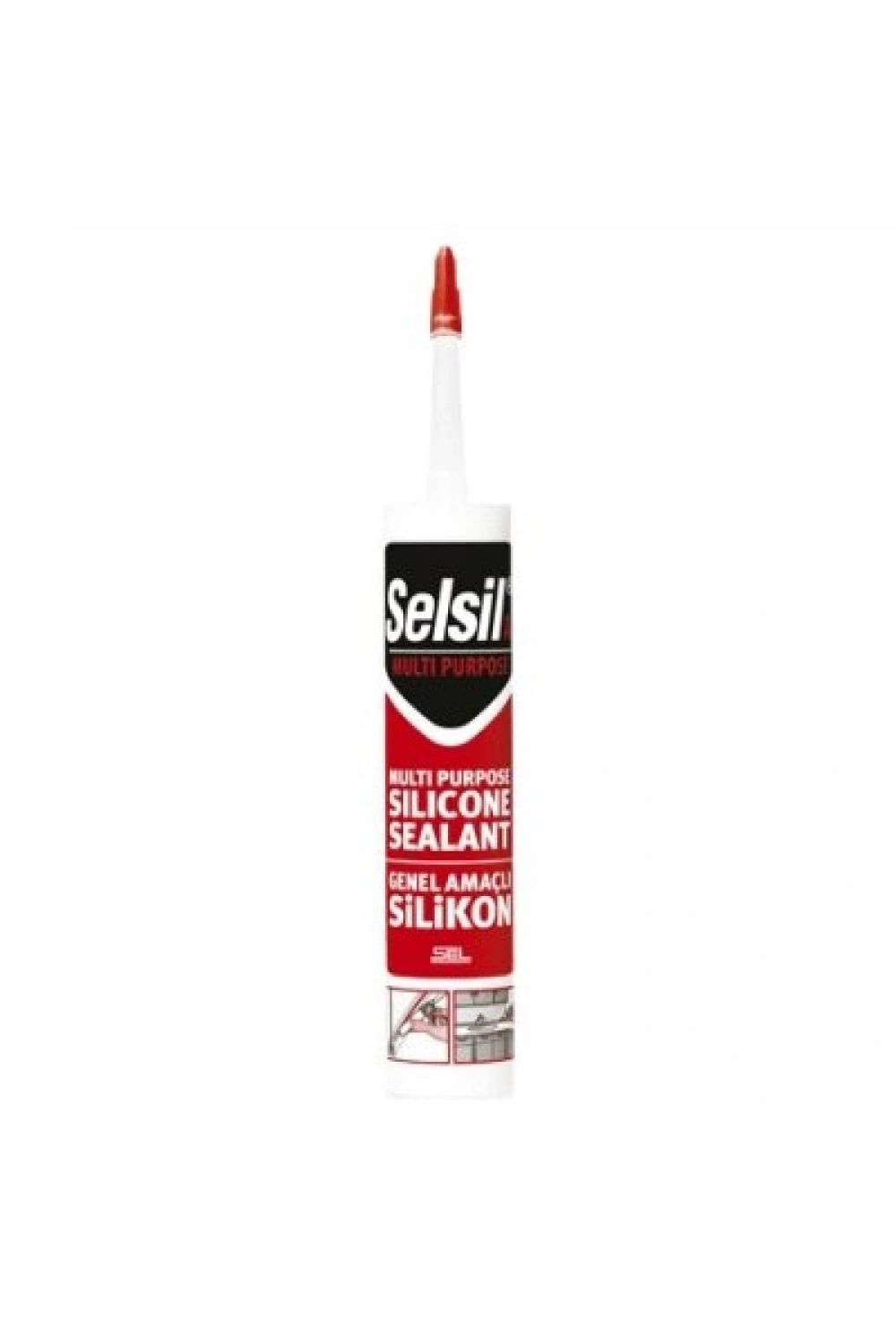 Egonex Selsil-2528 ( Beyaz ) Üniversal Silikon 280 Gr*25=k