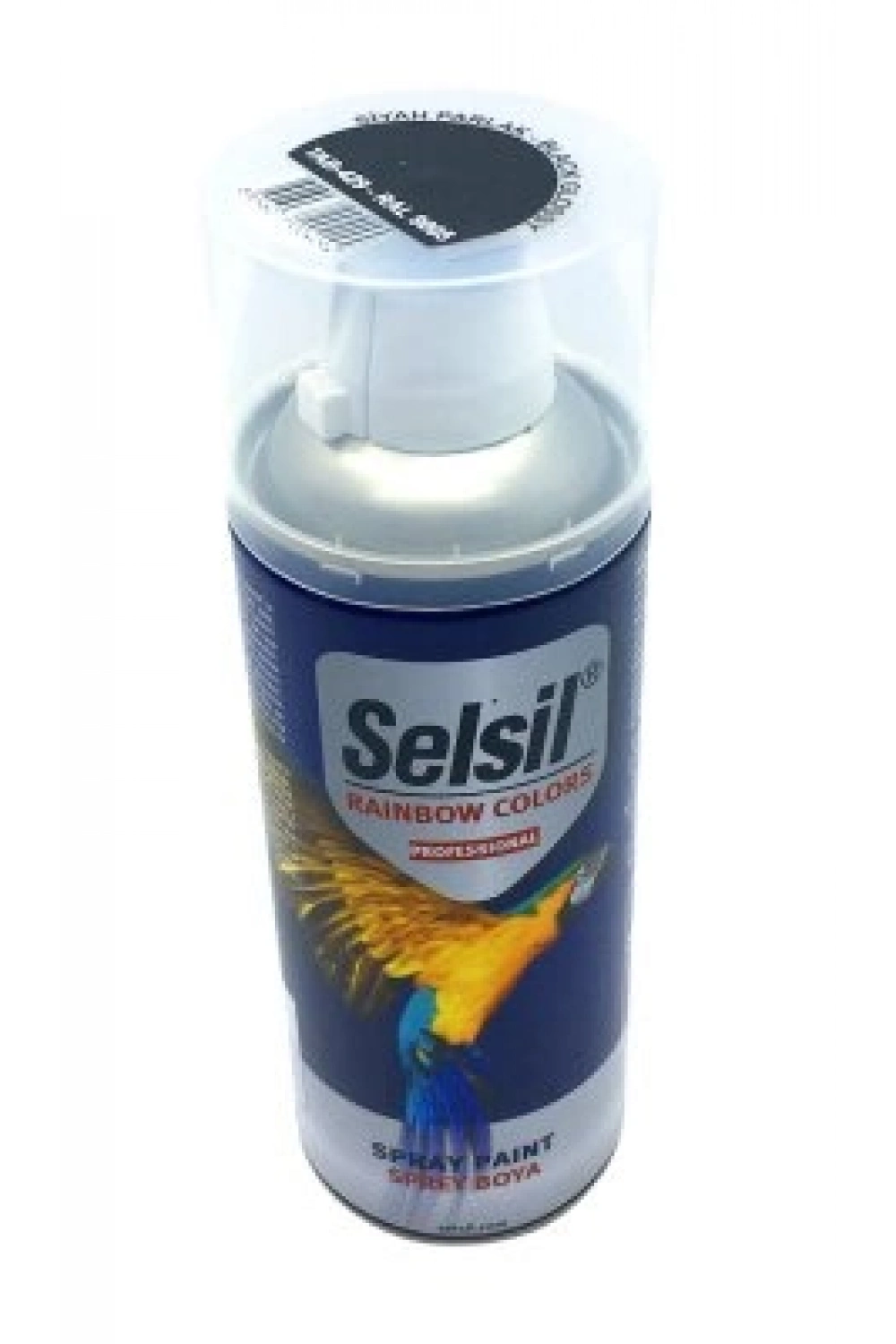 Egonex Selsil Tab-429 ( Siyah ) Parlak Sprey Boya ( 400ml )*12x1